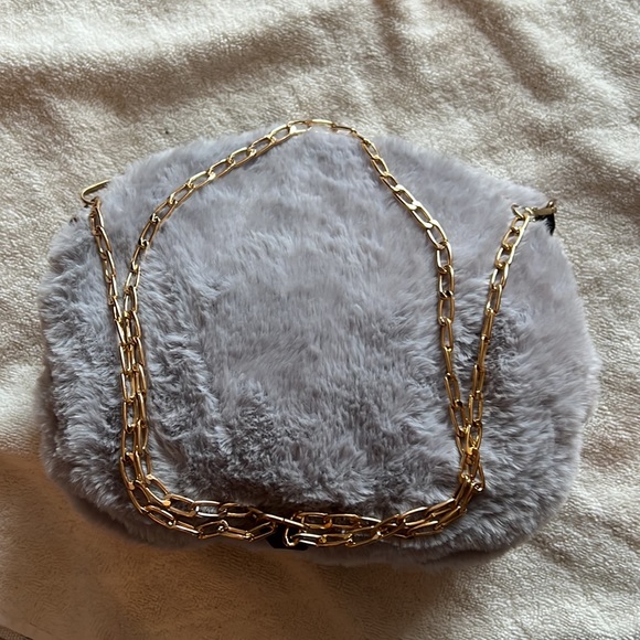 🌟Cute Cat “Fur” Shoulder Bag NWOT☀️Host Pick ☀️ - Picture 5 of 15